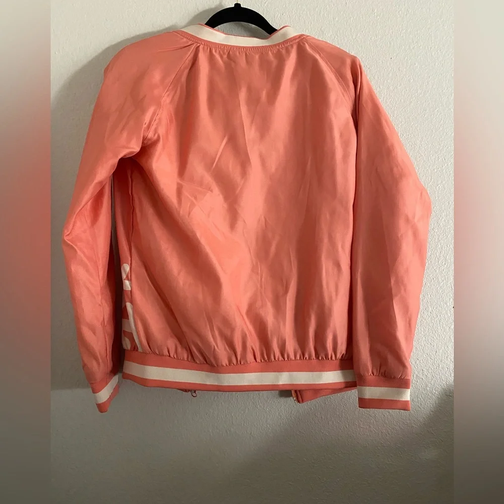 Disney Mickey And Mini Mouse Bomber Jacket Pink XL Girls